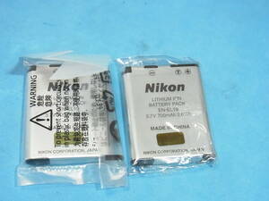 NIKON 未使用品 純正バッテリー EN-EL19 2個まとめて 管理459 互換 DSC-RX0 NP-BJ1