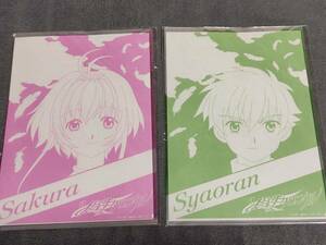 ☆クリアファイル☆ CLAMP アニメイト 「xxHOLiC＆ツバサ・クロニクル フェア」 イベント限定 サクラ & 小狼 2枚セット /gb22