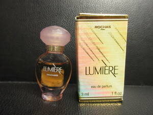 《中古》香水 「Lumiere オーデパルファム」 容量：3ml ルミエール Rochas eau de parfum ブランド フレグランス
