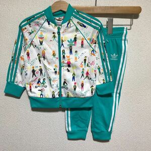 [即決古着]adidas Originals/アディダスオリジナルス/SUPERSTAR SET/セットアップ/ジャージ上下セット/キッズ/子供服/90サイズ/ED7708