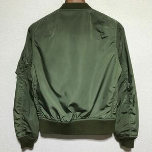 [即決古着]ALPHA INDUSTRIES×URBAN research/アルファインダストリーズ×アーバンリサーチ/別注MA-1/フライトジャケット/カーキ/XSサイズの画像2