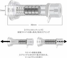 ゴメクサス 正規 ゴメクサス ブラックレッド R4 リールスタンド 46mm ダイワ シマノ セフィア ルビアス イグジスト ステラ ナスキー_画像7