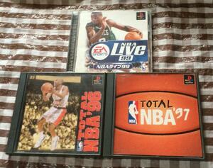 PS　TOTAL　NBA　96　97　LIVE　99　３本セット