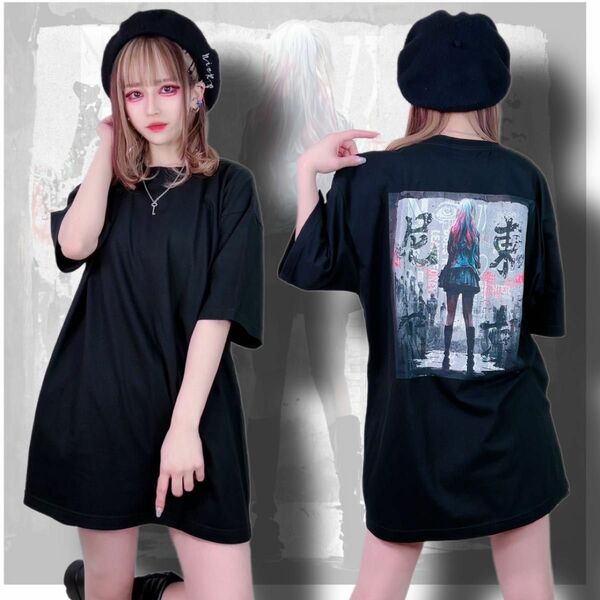 NIER CLOTHING ニーアクロージング バック グラフィック カットソー XL