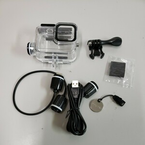 601y1213★Suptig 防水ハウジングケース 防水ケース ダイビングケース 充電ケース Gopro Hero 12 Hero 11 Hero 10 Hero 9対応 ブラック