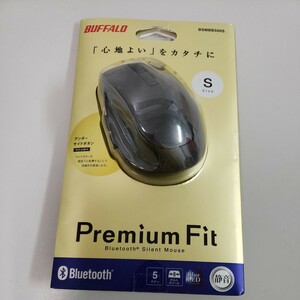 601y3112★バッファロー BUFFALO Bluetooth BlueLED プレミアムフィットマウス Sサイズ ブラック BSMBB505SBK