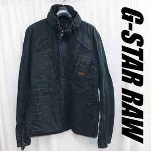 G-STAR RAW ジースターロウ M-65細身フライトジャケットブルゾン L ブラックミリタリージャケット ライダース ディーゼルDIESEL55DSL010503