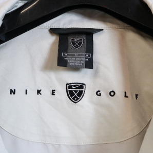 ナイキゴルフ NIKE GOLF 防寒軽量！ウインドブレーカージャケットM グランドコート ウォームアップ ナイロンブルゾン プルオーバー010604の画像3