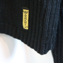 アルマーニジーンズ ARMANI JEANS 上質！クルーネックセーター 柔らかウールセーターS黒 プルオーバーニットセーター 極上の肌触り010606_画像2