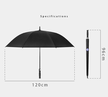 ベンツ BENZ アンブレラ 長傘 雨傘 超撥水 紫外線遮蔽 UVカット 210T 梅雨対策 晴雨兼用 収納袋付き 車専用傘_画像2