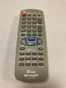 SHARPシャープ テレビ・ビデオリモコン GA104SA