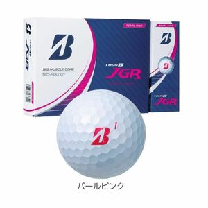 ブリヂストンゴルフ TOUR B JGR ゴルフボール 1ダース（12球入）ピンク 2023年モデル