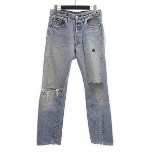 【PRICE DOWN】LEVIS 501 66後期 ボタン裏6 ヴィンテージ デニム パンツ インディゴ メンズ-