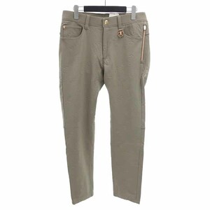 MARKLONA Signal Jersey Pants ゴルフ スカル ジャージー パンツ カーキ メンズ46