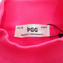 【特別価格】PGG GOLF ゴルフ フィージョン モックネック 半袖 Tシャツ ピンク レディース0_画像3