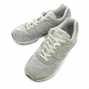 NEW BALANCE M1400JGY スウェード ローカットスニーカー グレー メンズ27.0cm