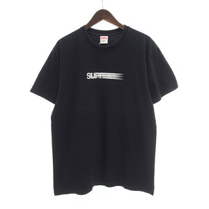 SUPREME Motion Logo Tee モーションロゴ Tシャツ ブラック メンズL