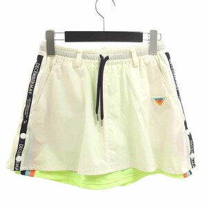 DECEMBERMAY GOLF ゴルフ フレア ミニ レイヤード スカート マルチ レディースS