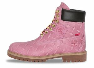 Supreme Timberland Diamond Plate 6inch Premium Waterproof Boot "Pink" 27.5cm SUP-TMB-23FW-PK