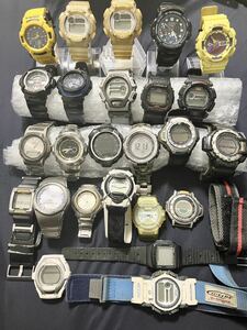 20th ガルフマスター　G-SHOCK CASIO イルカクジラ　pro trek ソーラー　電波　まとめ売り　ジャンク　ジャンクまとめ売り　腕時計 