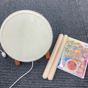 &Nintendo Wii 太鼓の達人ソフト 太鼓、バチ付き