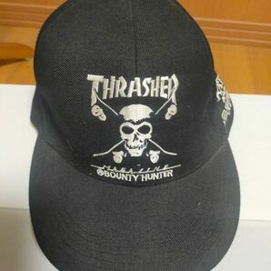 バウンティハンター×スラッシャー　　コラボキャップ　BOUNTHUNTER×THRASHER　未使用品