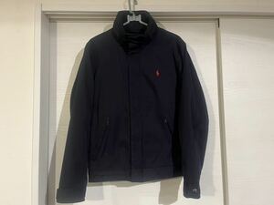 ★ POLO RALPH LAUREN 中綿ジャケット ブルゾン 裏起毛 ポロ　ラルフローレン　Sサイズ　used品