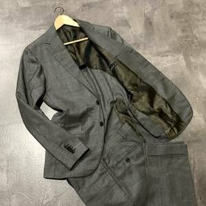 D ☆ 至高の一品 'イタリア製' Sartorio NAPOLI サルトリオ 上下 セットアップ WOOL100% スーツ 高級紳士服 size46 ジャケット&パンツ