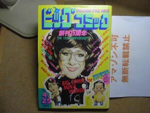 ビッグコミック 1983/4/25 S58　創刊15周年/犬ぱあと2-長谷川法世/あんじんさん/カムイ外伝/陽だまりの樹/ゴルゴ13　＜無断転載禁止＞