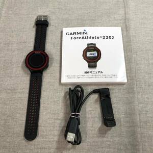 ジャンク　GARMIN(ガーミン) ランニングウォッチ 時計 ForeAthlete 220J 