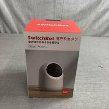 未使用品 SwitchBot 防犯カメラ スイッチボット 監視カメラ Alexa 屋内 双方向音声会話 遠隔確認 セキュリティ(首振り) W1801200_画像2