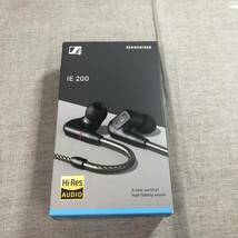 ゼンハイザー Sennheiser イヤホン 有線 IE 200 ブラック ダイナミック カナル型 _画像1