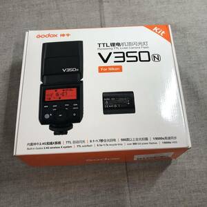 Godox V350N TTL 2.4Gワイヤレスカメラフラッシュ　2000mAhバッテリー/バッテリー充電器付