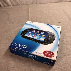 PlayStation Vita (プレイステーション ヴィータ) 3G/Wi‐Fiモデル クリスタル・ブラック (PCH-1100 AA01)