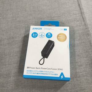 Anker 511 Power Bank (PowerCore Fusion 30W) / 小型 モバイルバッテリー / 5000mAh 30W出力 / コンセント一体型/PSE技術基準適合　A1634