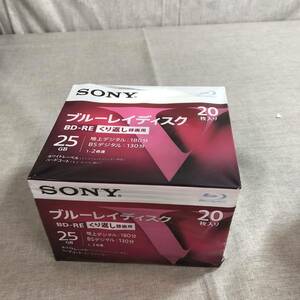 未使用品　SONY ソニー ブルーレイ BD-RE くり返し録画用　25GB　 Vシリーズ 20BNE1VLPS2 (20枚入 )