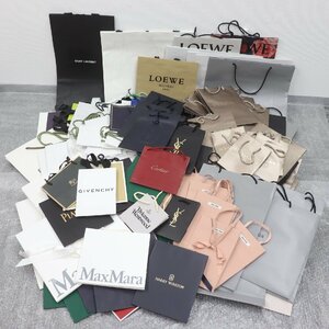 ITAU8KMCYCD4 即決 本物 BVLGARI LOEWE CELINE BALENCIAGA ヴァンクリ 他 ブランド 紙袋 ショッパー ショップ袋 164枚 まとめ 大量