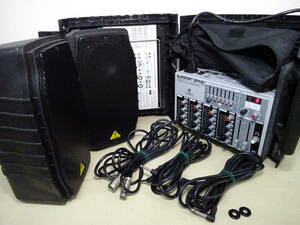 京都14☆音響機材 BEHRINGER ベリンガー EUROPORT EPA150 Portable Sound System 通電確認のみ 現状
