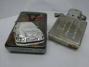 京都送370☆ZIPPO ジッポー 三菱 LANCER EVOLUTION V ランエボ５ リミテッドエディション 0001/1000 1998年製 現状