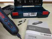 京都6☆電動工具 BOSCH ボッシュ Professional 3.6Vコードレスドライバー Bosch GO コードレスドライバー 通電OK _画像7