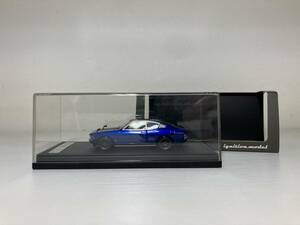 コレクター放出品22 ignition model 1/43 Mitubishi Colt Galant GTO 2000GSR ( A57 ) Blue 箱付き