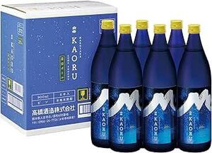 O08-T04 1円～ 訳あり 高橋酒造 白岳 KAORU 星空ボトル 米焼酎 25度 熊本県 900ml×6本 同梱不可・まとめて取引不可