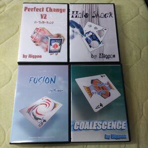 ヒグポン（Higpon）手品DVD４本セット　カードマジック