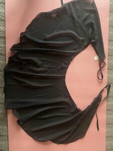 チャコット　FREED バレエ　巻きスカート　M 85〜93 ブラック　黒　