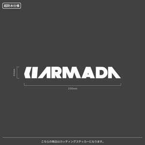 ARMADA_アルマダ【03】【20cm】カッティングステッカー