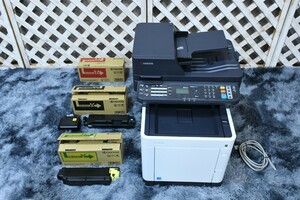 PL3LK113 京セラ KYOCERA ECOSYS M6530cdn A4カラーコピー機 複合機 業務用 プリンタ FAX スキャナー 印刷機 動作確認済み