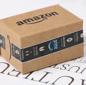 1個　ミニチュア　ドール用　Amazon 梱包　箱　box アマゾン　ダンボール　宅配