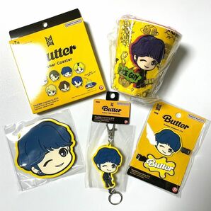 BTS タイニータン メラミンカップ キーホルダー コースター 前髪クリップ 4点セット シュガ ユンギ SUGA コンプリート