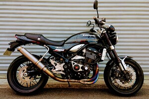 アサヒナレーシング　Z900RS フルチタンEX レーシングスペック GPフォーミュラサイレンサー仕様　オオニシヒートマジック