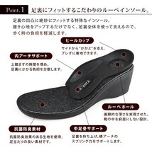 新品♪Re:getA サイドZIPウエッジブーツ(S)/03_画像8